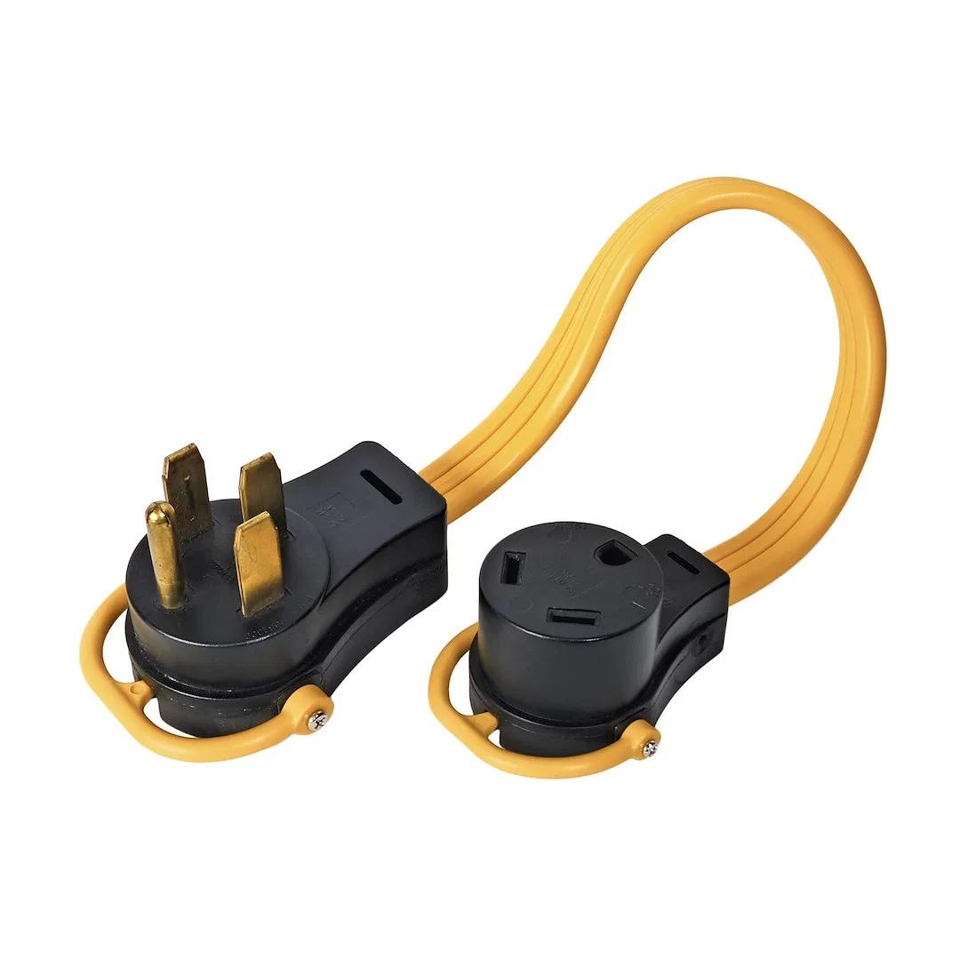14368 – ARCON Power Cord Adapter, Adapts All Brands Of RV Plugs 30 Amp Female To 50 Amp Male Pigtail 18 Inch Length E...